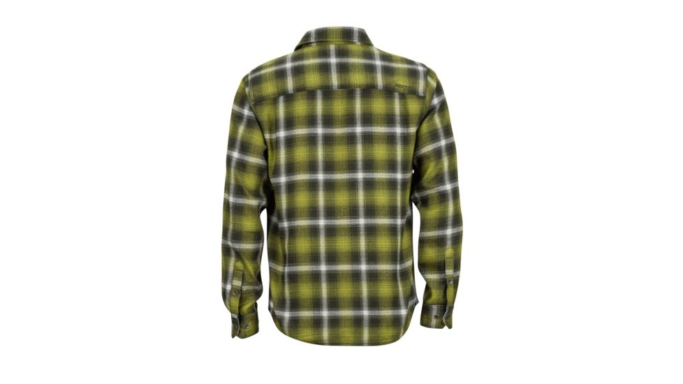 Marmot Jasper Midweight Flannel Long Sleeve - Mens, Fatigue, Medium, 44500-7753-M
