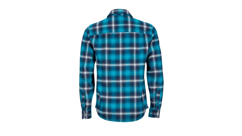 Marmot Jasper Midweight Flannel Long Sleeve - Mens, Vintage Navy, 2XL, 44500-2636-XXL