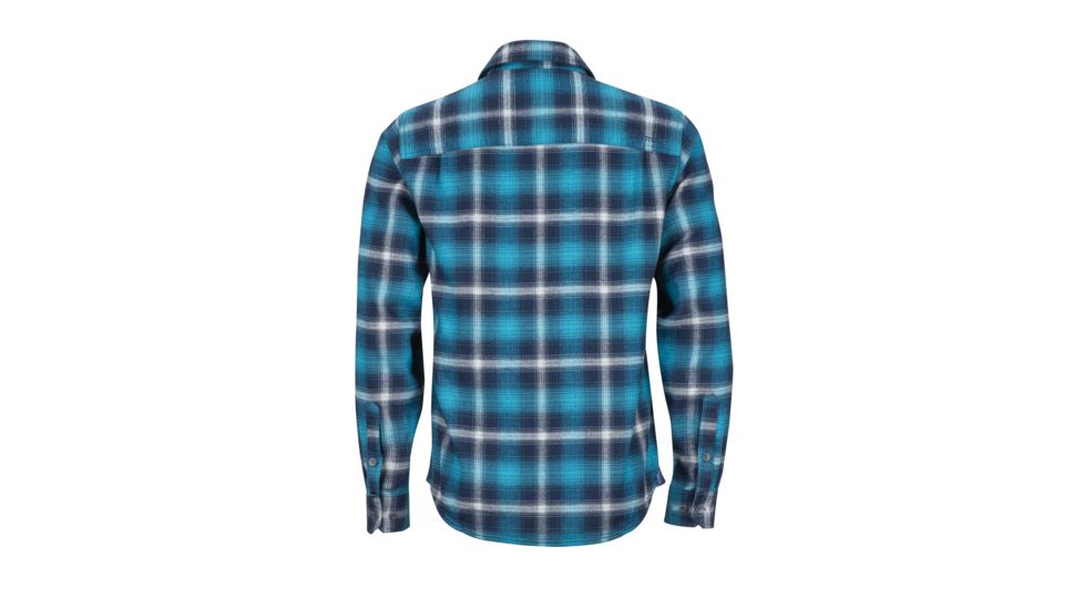 Marmot Jasper Midweight Flannel Long Sleeve - Mens, Vintage Navy, Small, 44500-2636-S