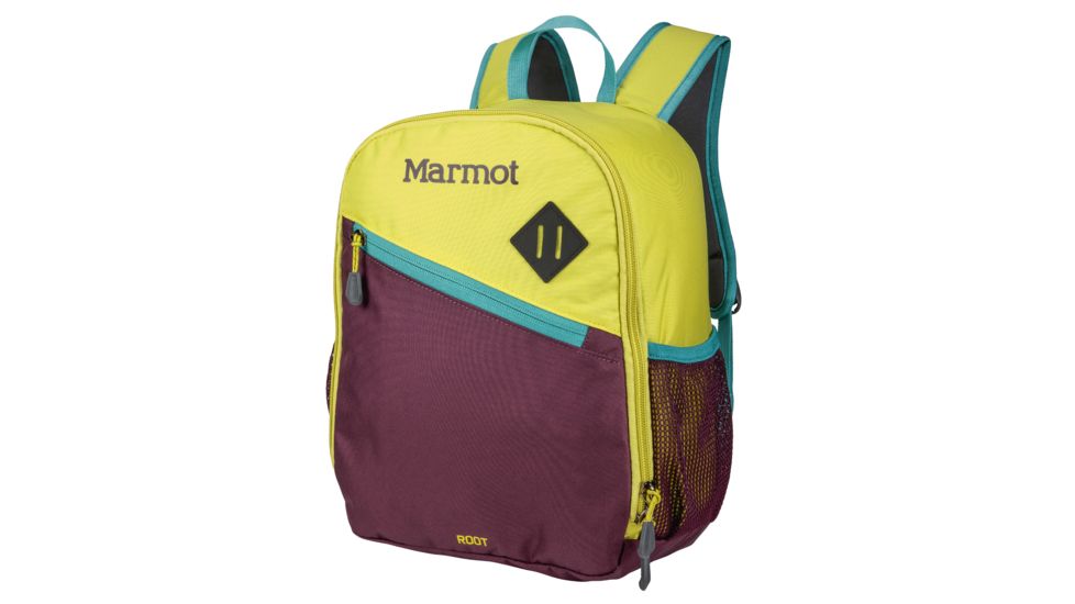 Marmot Kid's Root Backpack-Green Spice/Deep Purple