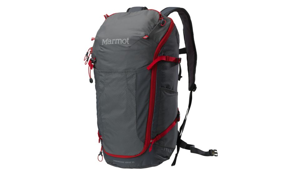 Marmot Kompressor Verve 26 L Backpack-Cinder/Team Red