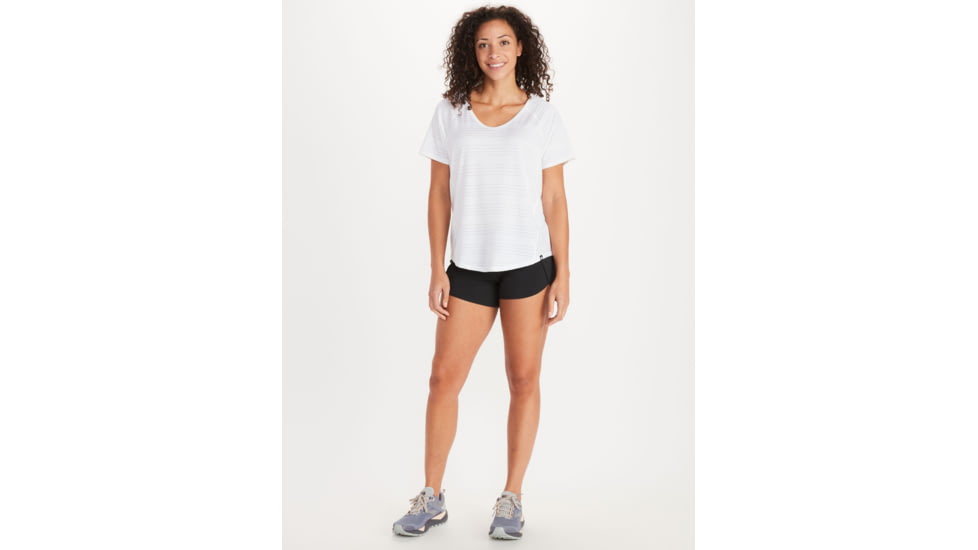 Marmot Laja Short Sleeve Tee - Womens, White, Large, 32340-080-White-L