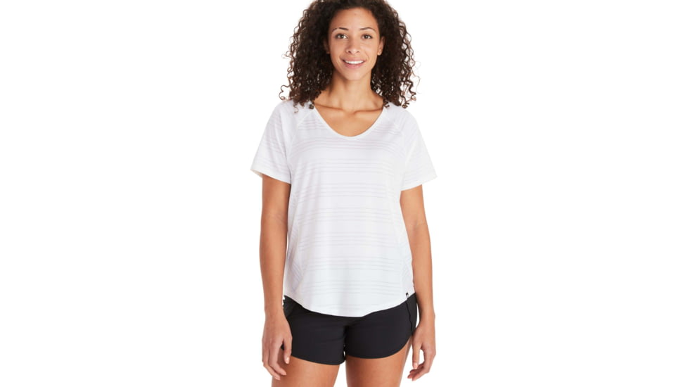 Marmot Laja Short Sleeve Tee - Womens, White, Large, 32340-080-White-L