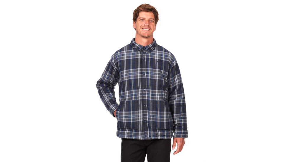 Marmot Lanigan Flannel Chore Coat - Mens, Arctic Navy, Extra Large, M13200-2975-XL