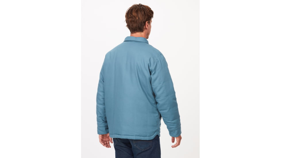 Marmot Lanigan Flannel Chore Coat - Mens, Moon River, Medium, M13200-1904-M