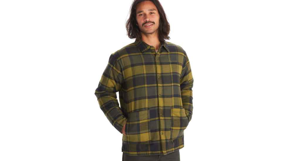 Marmot Lanigan Flannel Chore Coat - Mens, Nori, Large, M13200-4859-L