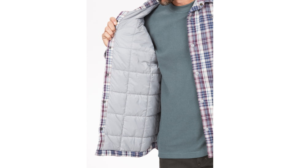 Marmot Lanigan Flannel Chore Coat - Mens, Sleet, Extra Large, M13200-504-XL