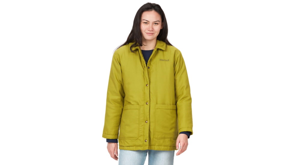 Marmot Lanigan Flannel Coat - Womens, Cilantro, Medium, M13171-4440-M