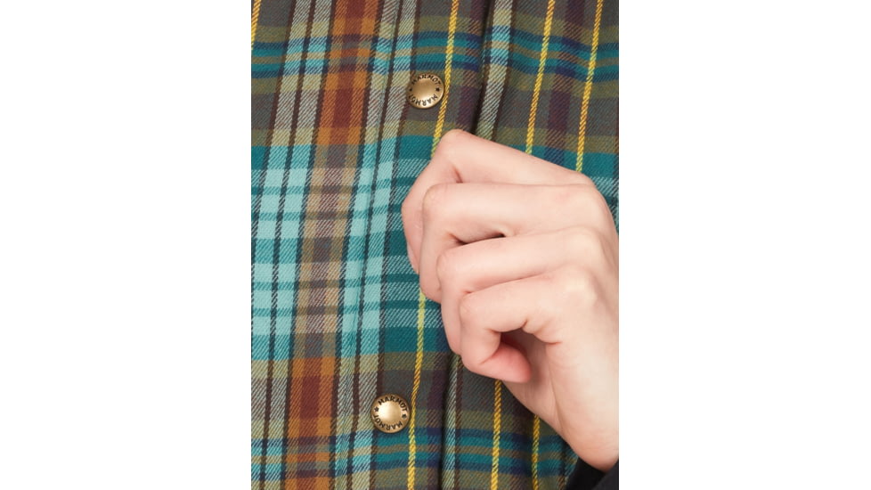 Marmot Lanigan Flannel Coat - Womens, Dark Jungle, Large, M13171-22261-L