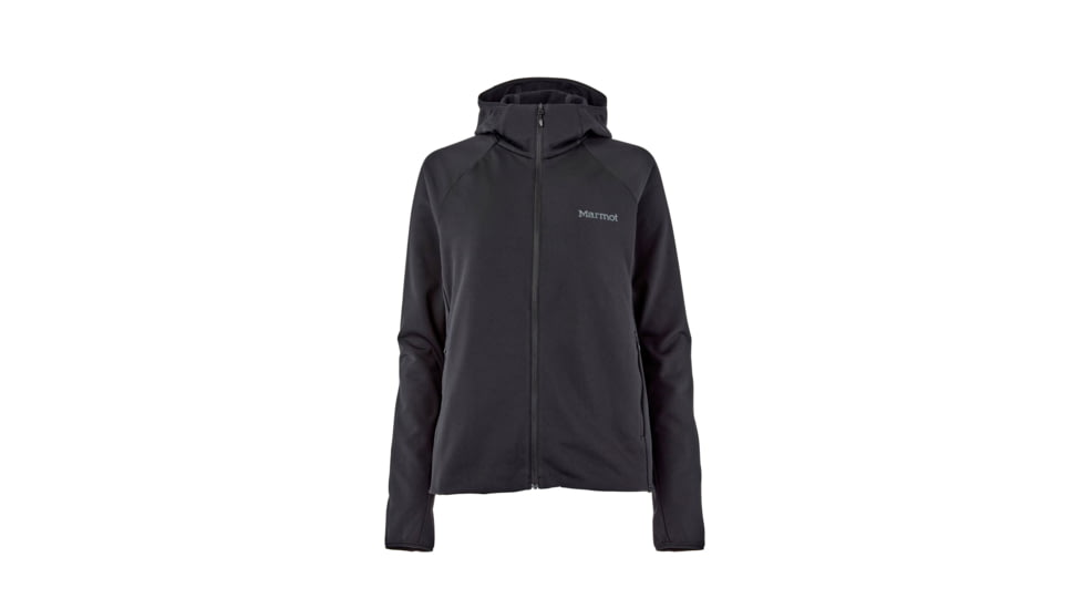Marmot Leconte Fleece Hoody - Womens, Black, Small, M15393-001-S