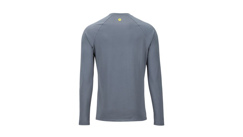 Marmot Lightweight Kestrel LS Crew - Mens, Steel Onyx, Large, 10910-1515-L