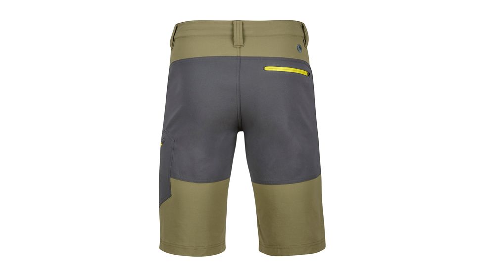 Marmot Limantour Short - Mens, Burnt Olive/Slate Grey, 32, 54350-4884-32