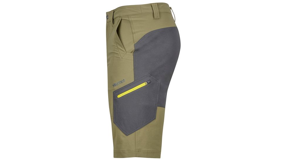 Marmot Limantour Short - Mens, Burnt Olive/Slate Grey, 32, 54350-4884-32