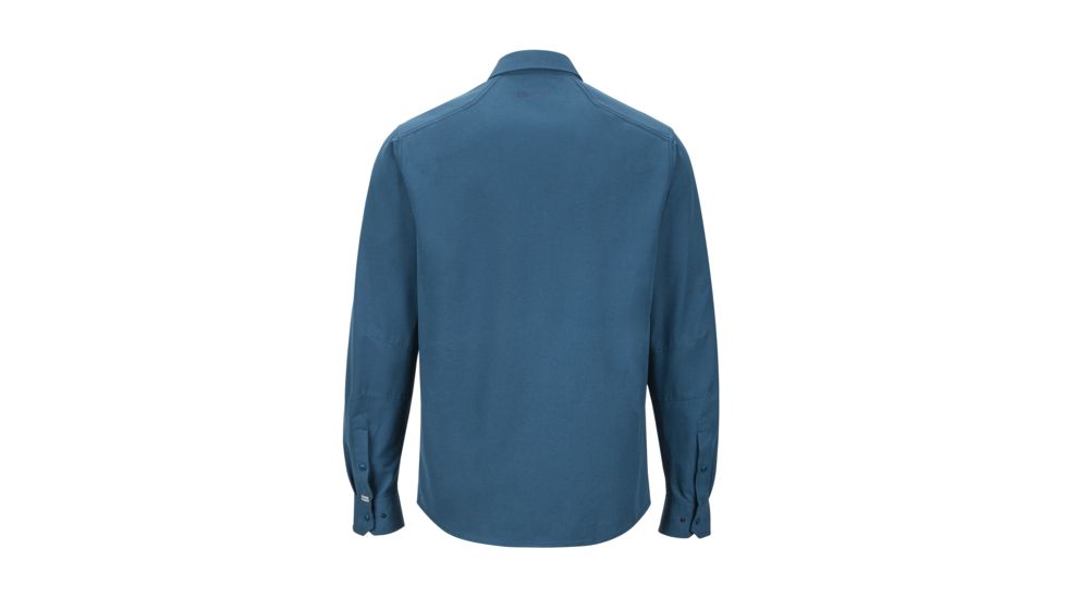 Marmot Lisgar Long Sleeve - Mens, Denim, Large, 42230-200-L