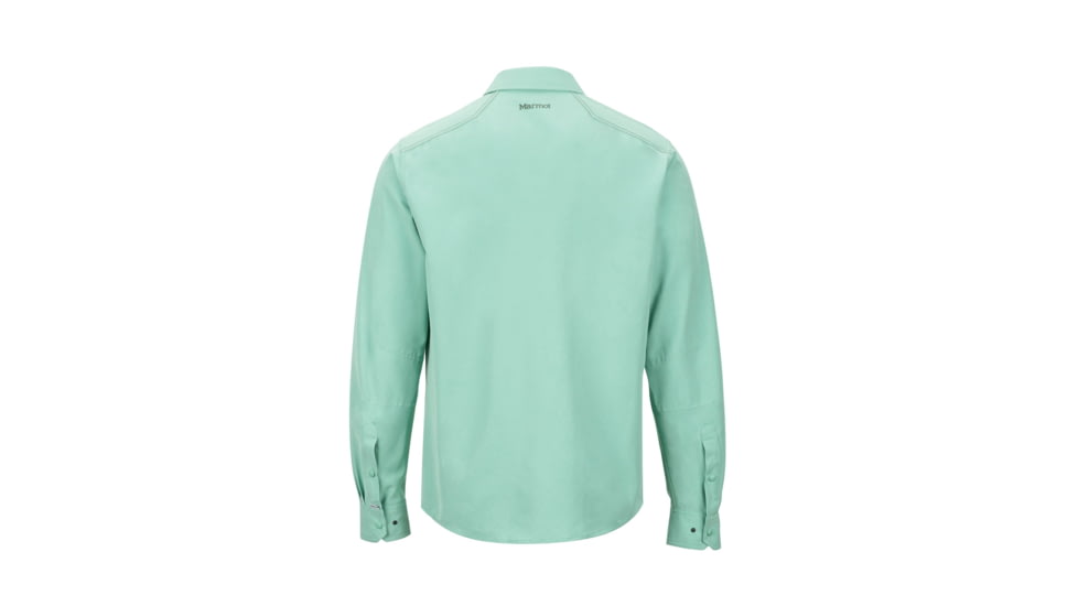 Marmot Lisgar Long Sleeve - Mens, Pond Green, Extra Large, 42230-4570-XL