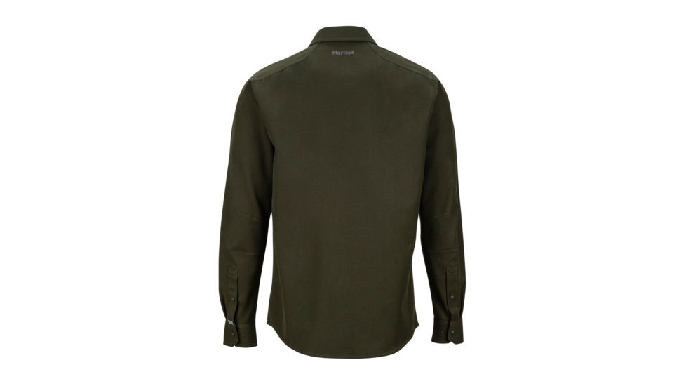 Marmot Lisgar Long Sleeve - Mens, Rosin Green, Medium, 42230-Rosin Green-M-DEMO