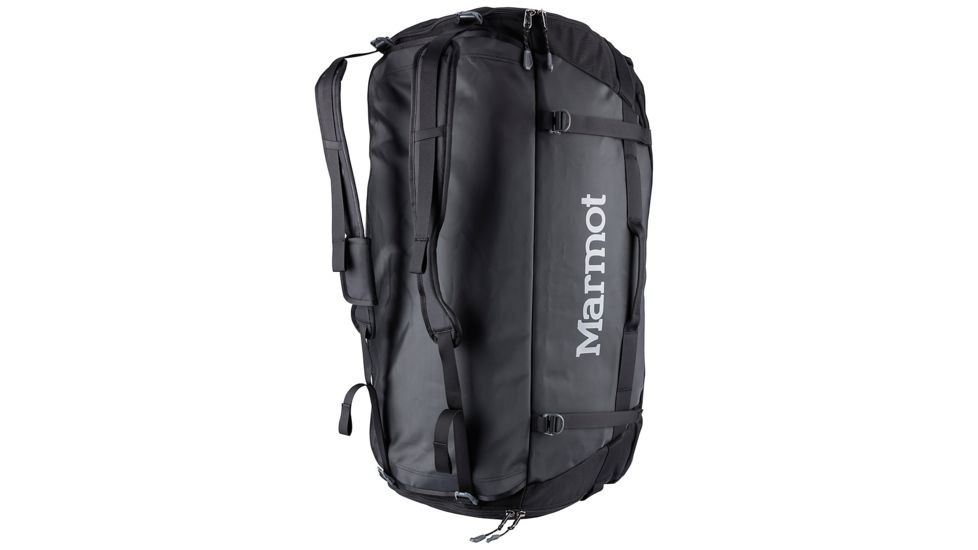 Marmot Long Hauler Duffel Expedition 125L Bag, Black, One Size, 38680-001-ONE