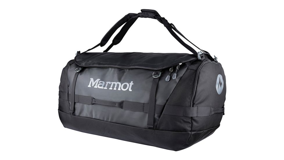 Marmot Long Hauler Duffel Expedition 125L Bag, Black, One Size, 38680-001-ONE