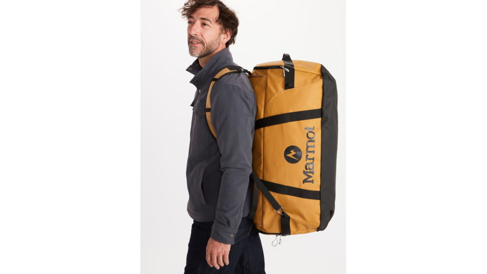 Marmot Long Hauler Duffel, Scotch/Black, Extra Large, 36350-7403-ONE