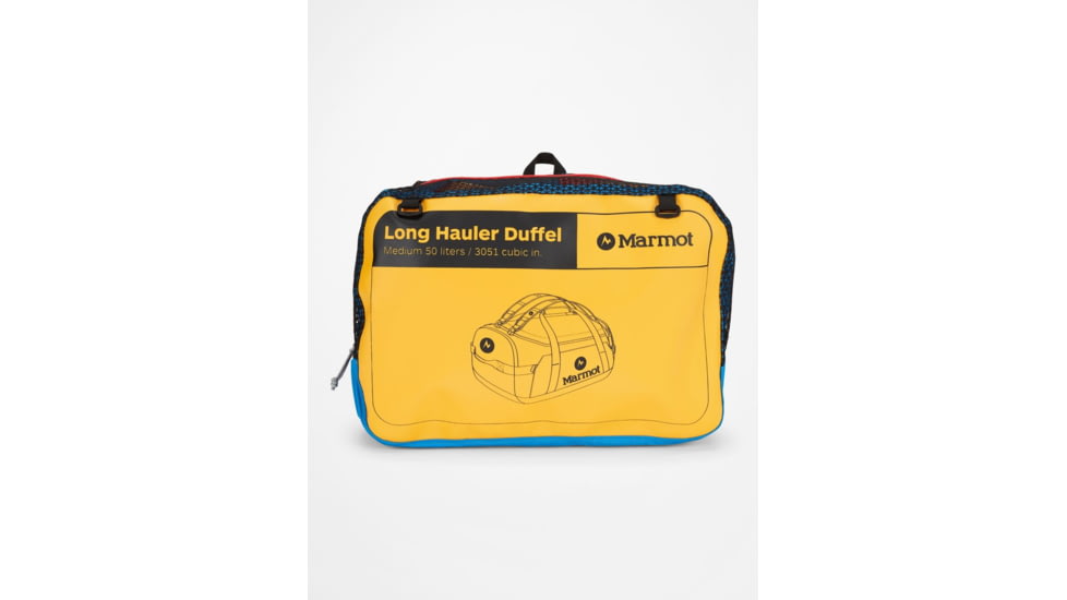 Marmot Long Hauler Duffel, Solar/Victory Red, Medium, 36330-5999-ONE