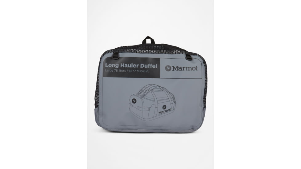 Marmot Long Hauler Duffel, Steel Onyx/Dark Steel, Large, 36340-1517-ONE