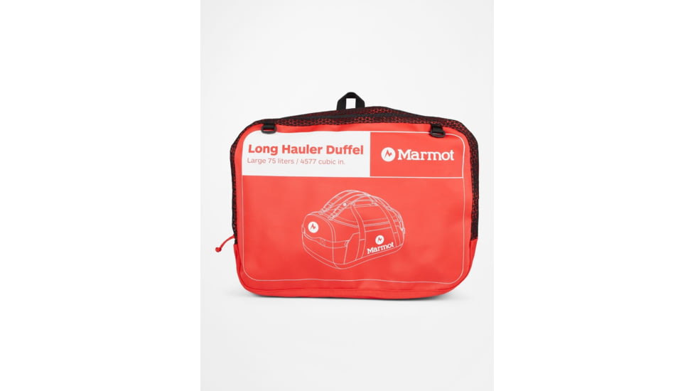 Marmot Long Hauler Duffel, Victory Red, Large, 36340-6702-ONE