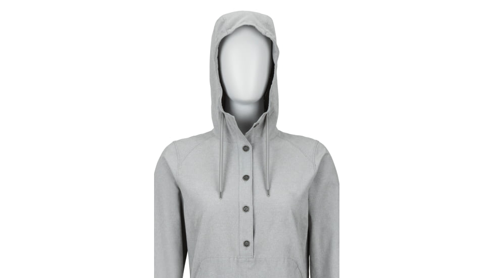 Marmot Lorey Hoody - Womens, Grey Storm, Medium, 47440-1620-M