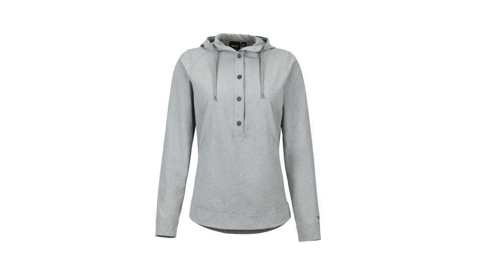 Marmot Lorey Hoody - Womens, Grey Storm, Medium, 47440-1620-M