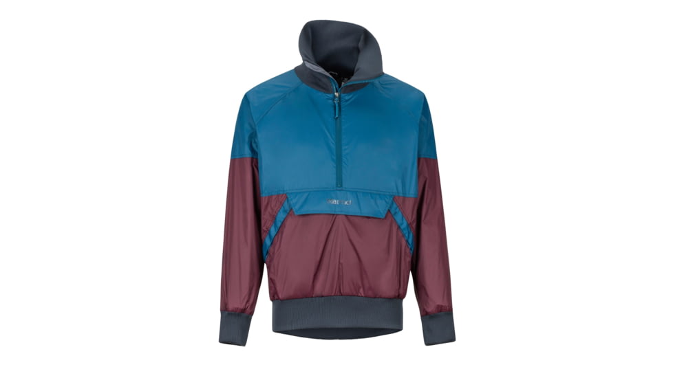 Marmot Lynx DriClime Anorak - Mens, Denim/Burgundy, Medium, 31580-3001-M