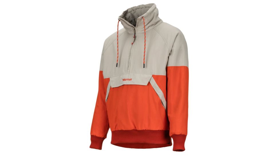 Marmot Lynx Insulated Anorak - Mens, Light Khaki/Orange Haze, L, 40310-7770-L