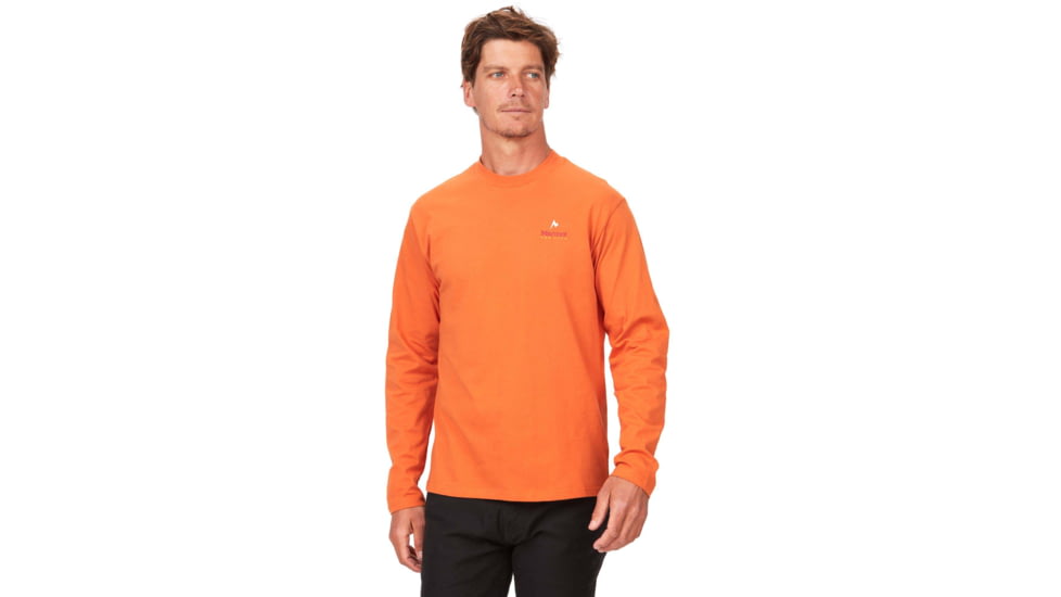 Marmot Marmot For Life Long Sleeve Tee - Mens, Tangelo, 2XL, M14671-9434-XXL