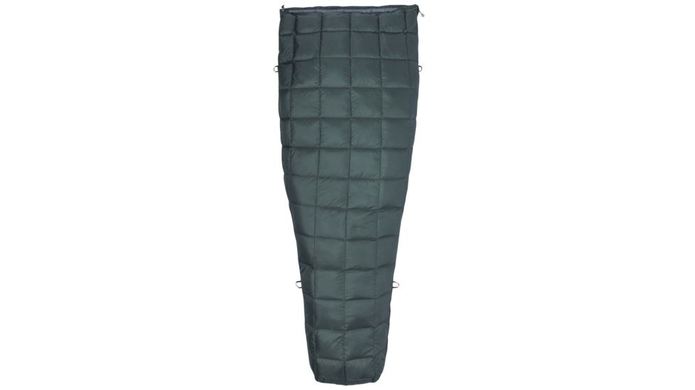 Marmot Micron 50 Sleeping Bag, Crocodile/Grey Storm, Reg 6ft0in/Left Zip, 39250-4823-LZ