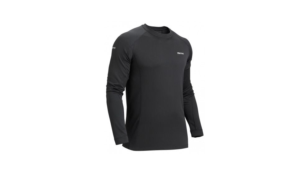 Marmot Midweight Crew LS - XXL - Black