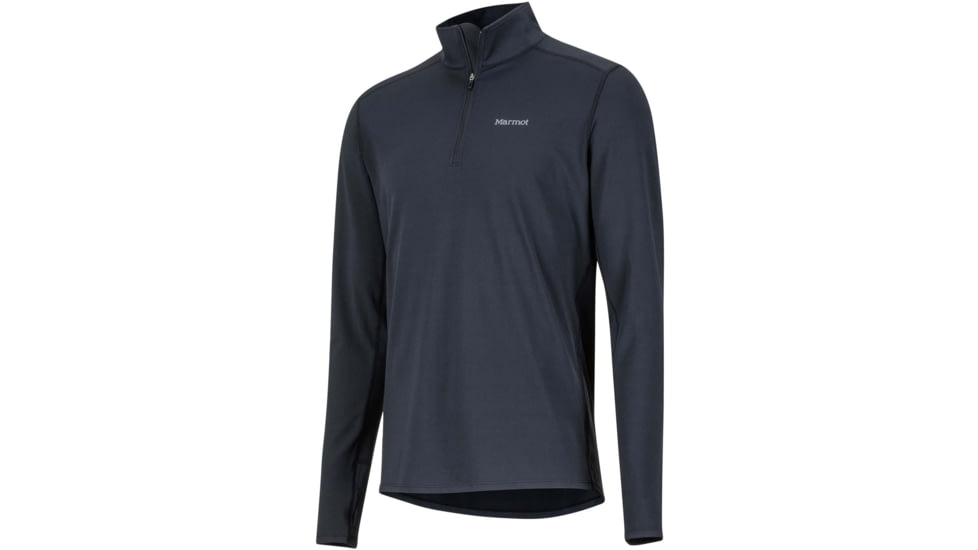 Marmot Midweight Harrier 1/2 Zip - Mens, Black, Small, 10940-001-S