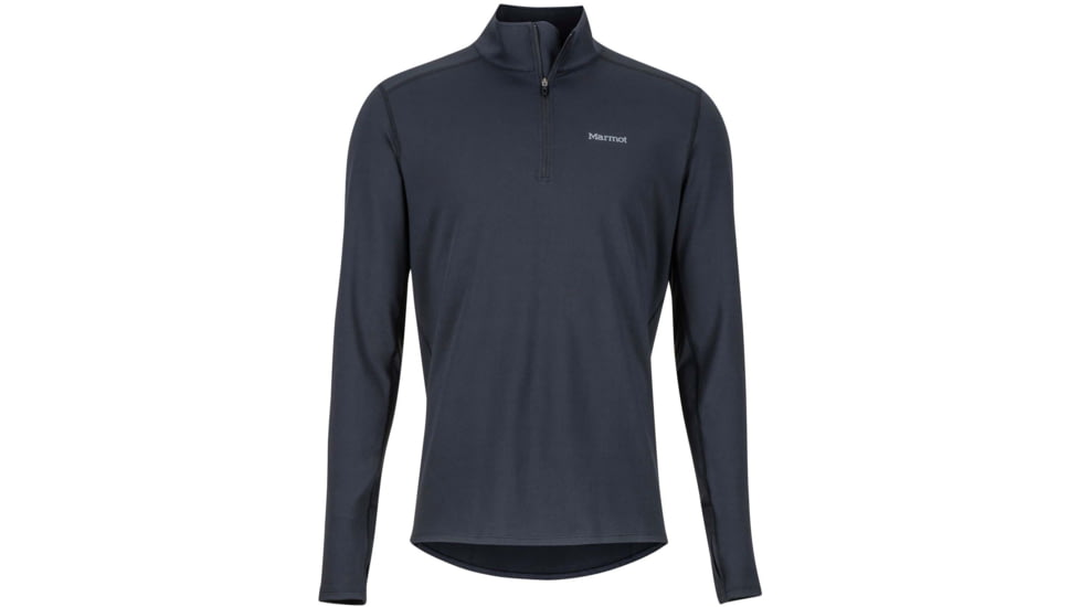 Marmot Midweight Harrier 1/2 Zip - Mens, Black, Small, 10940-001-S