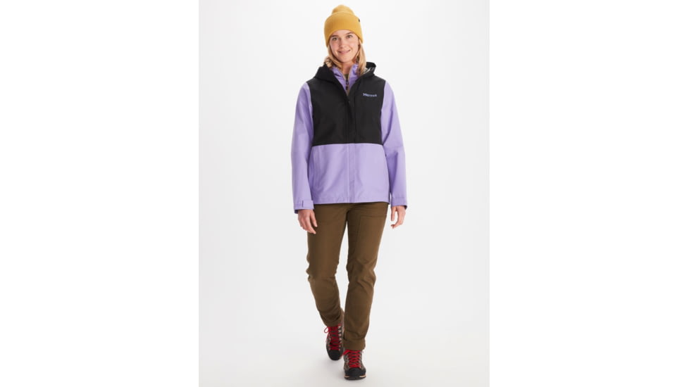 Marmot Minimalist GORE-TEX Jacket - Women's, Extra Small, Black/paisley purple, M12683-20795-XS