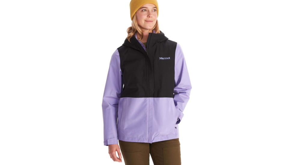 Marmot Minimalist GORE-TEX Jacket - Women's, Extra Small, Black/paisley purple, M12683-20795-XS