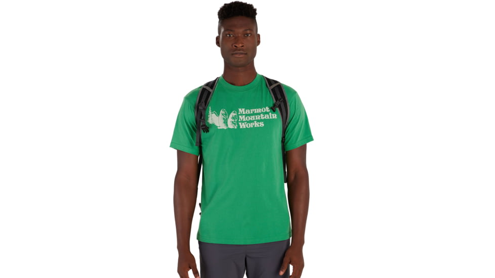Marmot MMW Short Sleeve T-Shirts - Mens, Clover, Large, M15593-23095-L