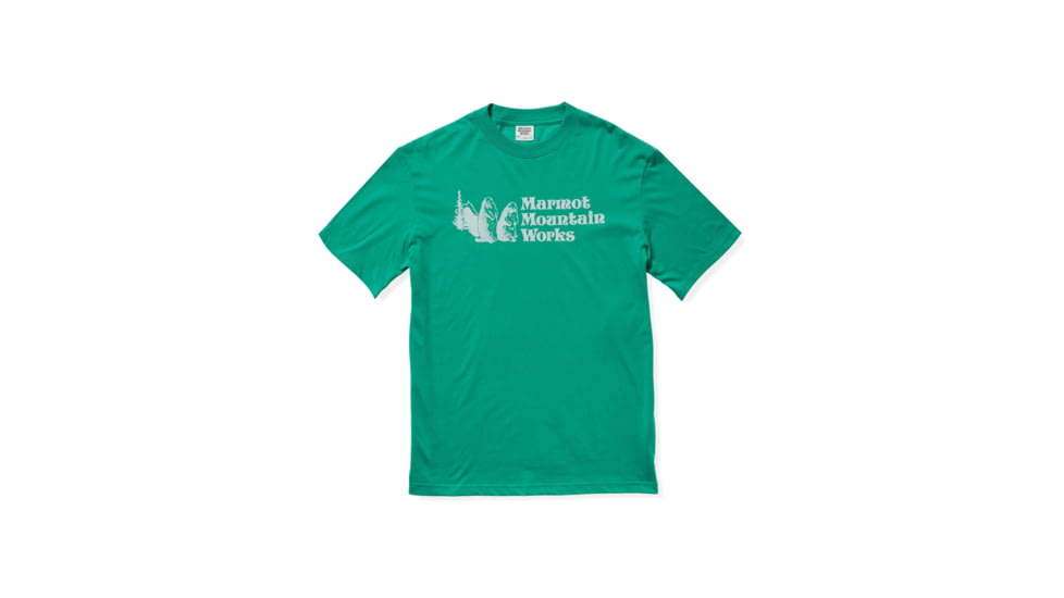 Marmot MMW Short Sleeve T-Shirts - Mens, Clover, Large, M15593-23095-L