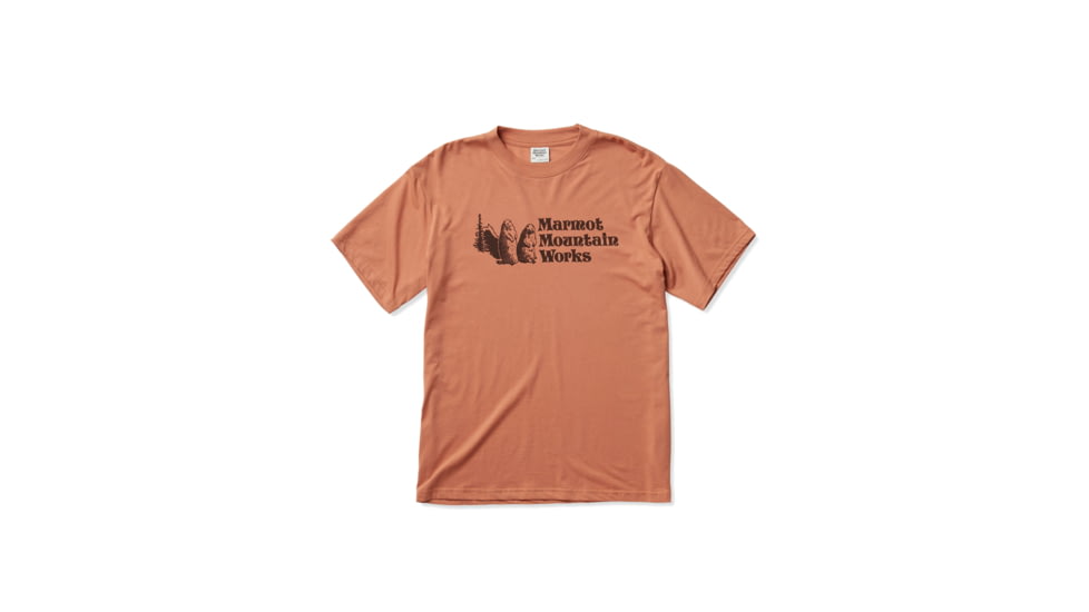 Marmot MMW Short Sleeve T-Shirts - Mens, Sunburn, Extra Large, M15593-20497-XL
