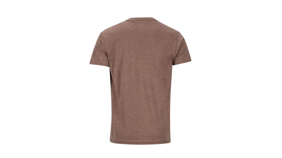 Marmot MMW Tee Short Sleeve - Mens, Brown Heather, Large, 42890-7139-L