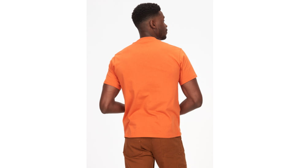 Marmot MMW Tee Short Sleeve - Mens, Tangelo, Small, M15593-9434-S