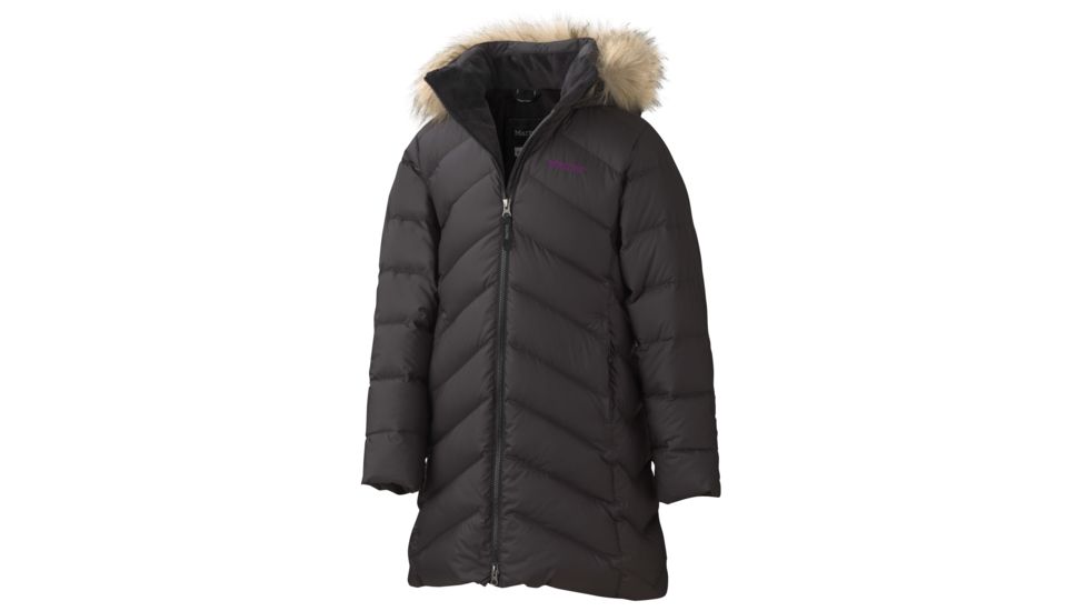 Marmot Montreaux Coat - Girl's-Small-Plum Rose