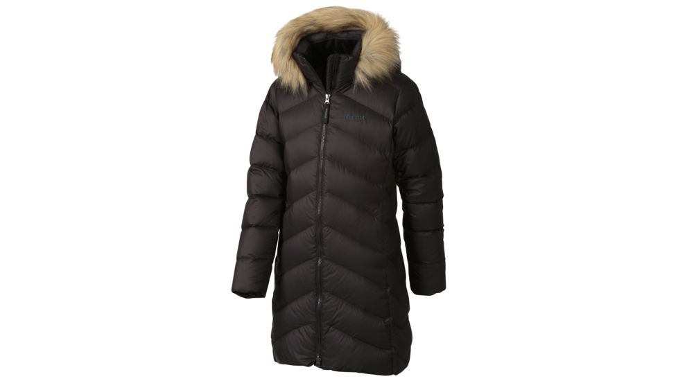 Marmot Montreaux Coat - Girls-True Black-Small