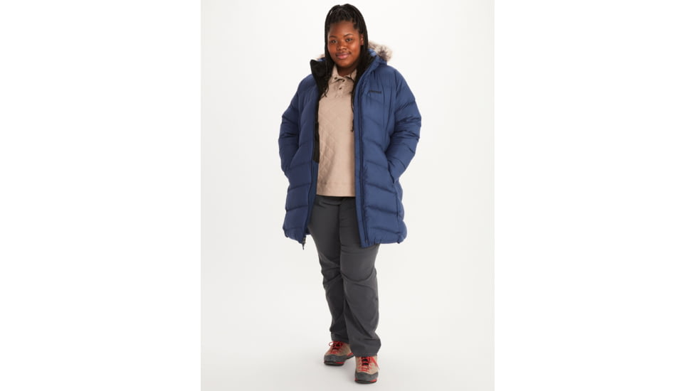 Marmot Montreaux Plus Coat - Womens, Arctic Navy, 1X, M11821-2975-1X