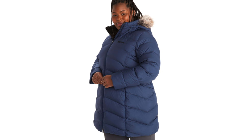Marmot Montreaux Plus Coat - Womens, Arctic Navy, 1X, M11821-2975-1X