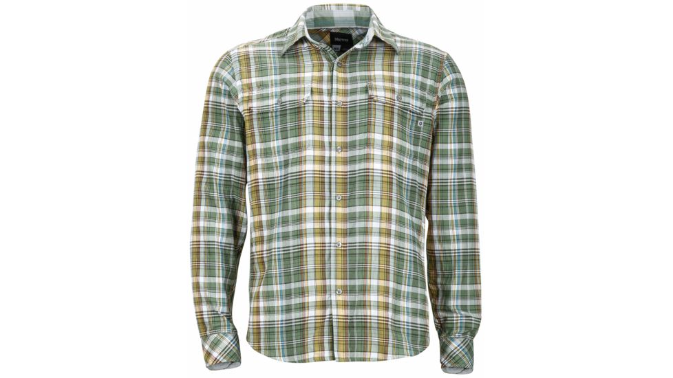 Marmot Montrose Long Sleeve Shirt - Men's -Stone Green-Small