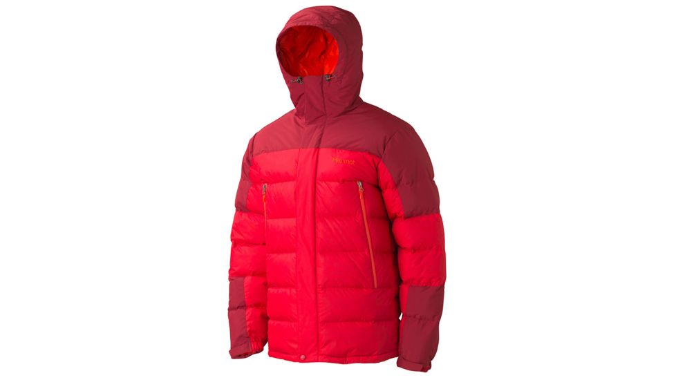 Marmot Mountain Down Jacket - Men's-Team Red/Brick-Large