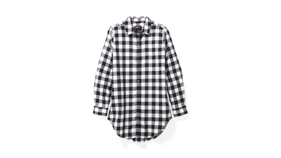 Marmot Nicolet Lightweight Flannel Long Sleeve - Women's, Black, Medium, 31330-001-M