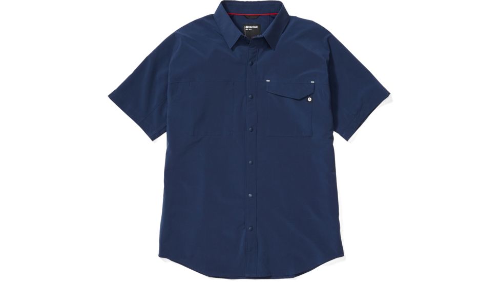 Marmot Northgate Peak Short Sleeve Shirt - Mens, Arctic Navy, Small, 41420-2975-S